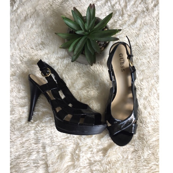 Guess Black High Heel Sandals - Picture 1 of 3